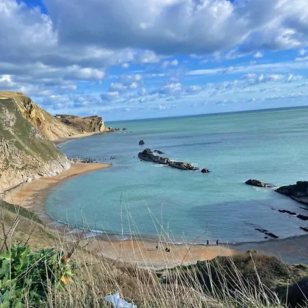 Emma'S Sea View 2-Bedroom Caravan At Durdle Door Near Wareham Dorset West Lulworth Exterior foto