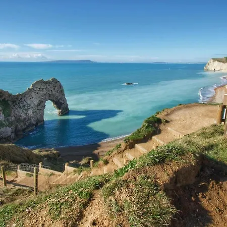Emma'S Sea View 2-Bedroom Caravan At Durdle Door Near Wareham Dorset West Lulworth Exterior foto